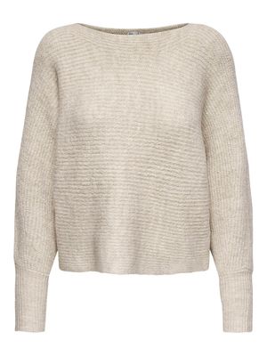 ONLDANIELLA L/S PULLOVER KNT NOOS Ecru/MELANGE