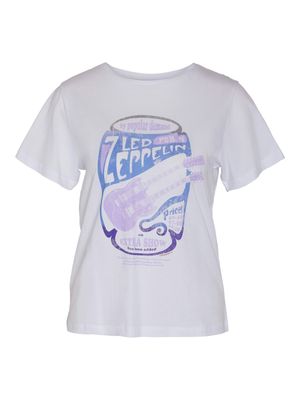 NMNATE LED ZEPPELIN S/S T-SHIRT JRS FWD Bright White-LED ZEPPELIN