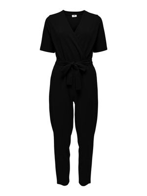 JDYHONEY 2/4 V-NECK BELT JUMPSUIT JRS Black