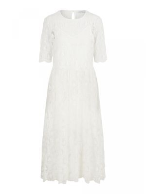 PCAYUNINE 2/4 DRESS Bright White