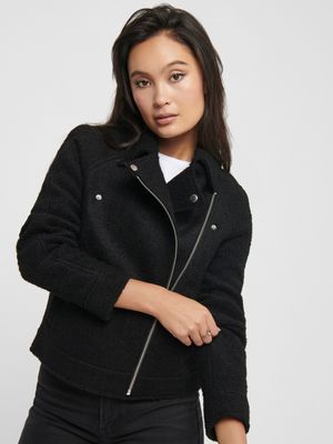 ONLASHA WOOL BIKER CC OTW Black