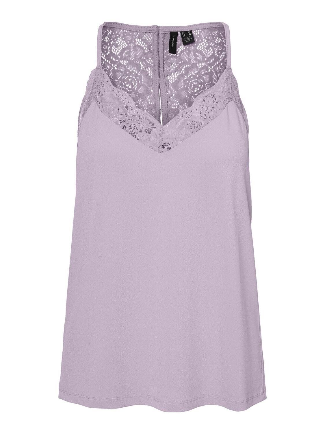 VMANA S/L LACE TOP GA NOOS Orchid Petal