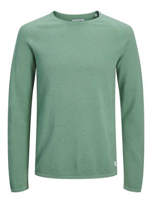 JJEHILL KNIT CREW NECK NOOS Granite Green