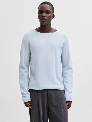 JJEHILL KNIT CREW NECK NOOS Celestial Blue