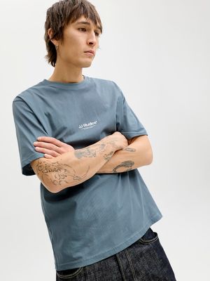 JJESOHO TEE SS CREW NECK NOOS Blue Mirage