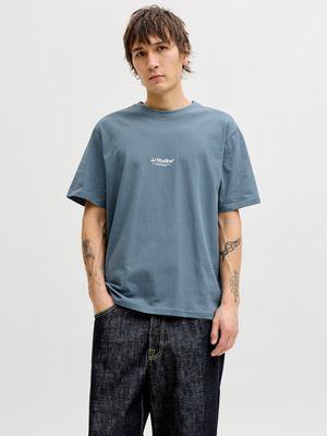 JJESOHO TEE SS CREW NECK NOOS Blue Mirage
