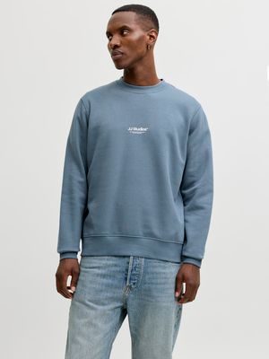 JJESOHO SWEAT CREW NECK NOOS Blue Mirage