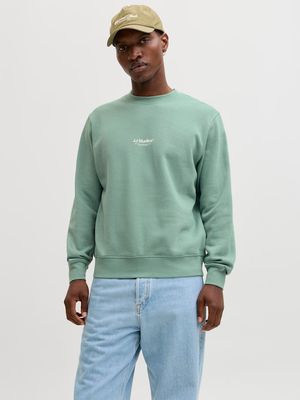 JJESOHO SWEAT CREW NECK NOOS Mineral Blue