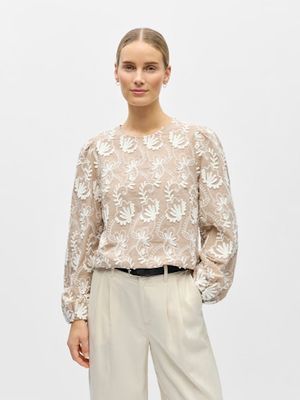 OBJMYA RE L/S TOP NOOS Humus-Cloud Dancer