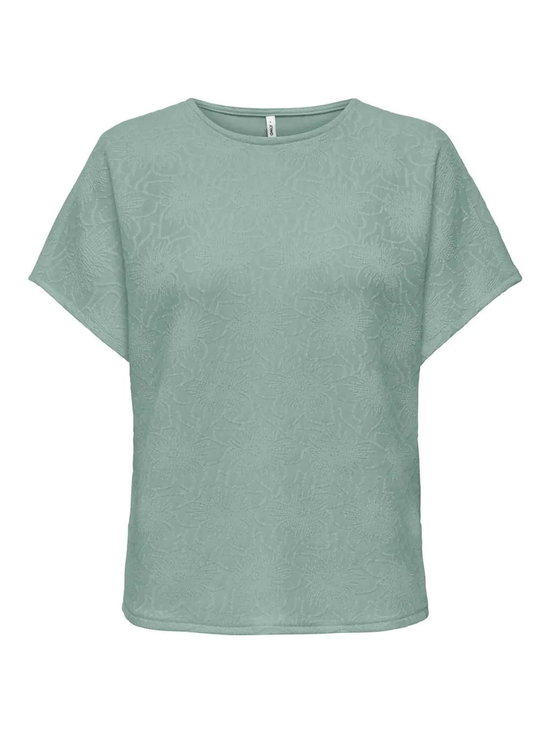 ONLVELMA S/S LOOSE O-NECK TOP JRS Jadeite