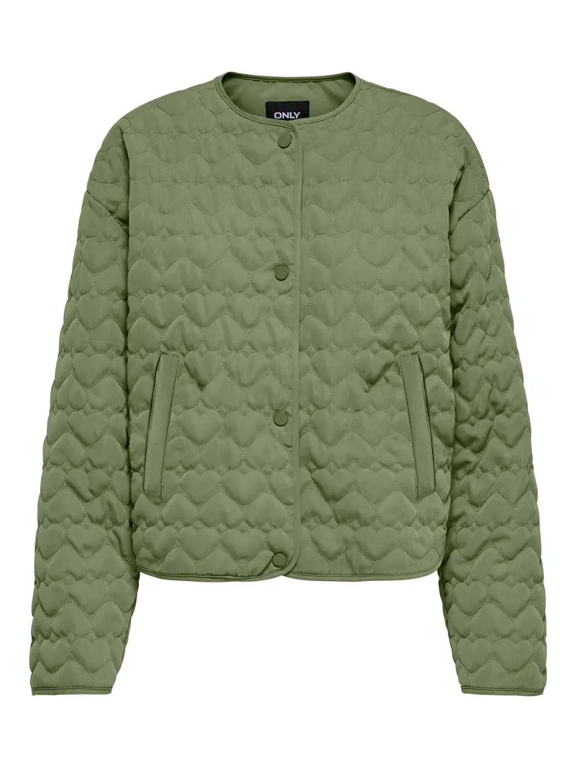 ONLHEART QUILTED JACKET NOOS OTW Oil Green