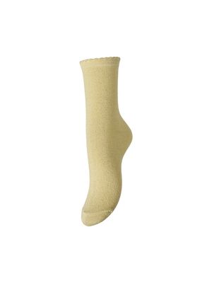 PCSEBBY GLITTER LONG SOCKS NOOS BC French Vanilla/TONED