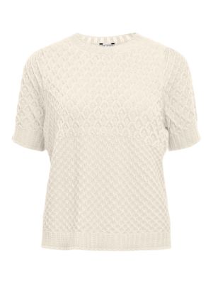 OBJNOA S/S RE KNIT PULLOVER NOOS Birch