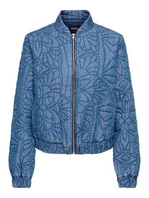 ONLKATRINA QUILT EMB. JACKET OTW Medium Blue Denim