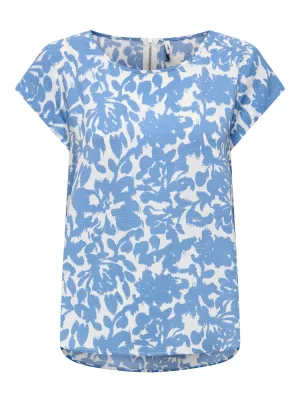 ONLVIC S/S AOP TOP NOOS WVN Riviera/FOREST FLOWE