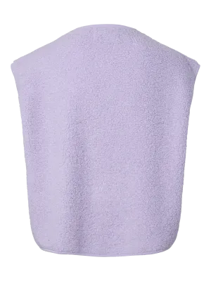 PCKATTY TEDDY VEST BC Pastel Lilac