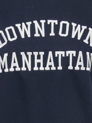 JDYMESA L/S O-NECK EMB SWEAT JRS NOOS Sky Captain/DOWNTOWN