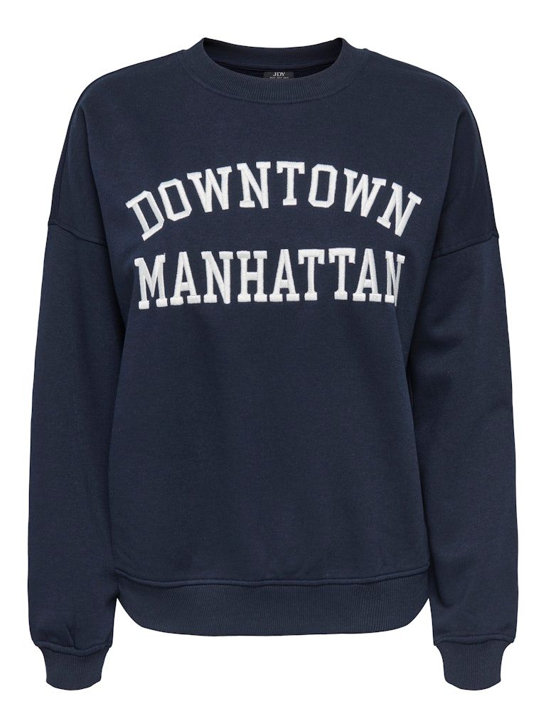 JDYMESA L/S O-NECK EMB SWEAT JRS NOOS Sky Captain/DOWNTOWN