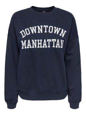 JDYMESA L/S O-NECK EMB SWEAT JRS NOOS Sky Captain/DOWNTOWN