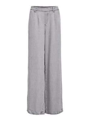 OBJFRAME LISA WIDE MW PANT NOOS Light Grey Denim