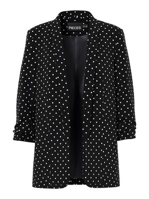 PCBOSELLA 3/4 PRINTED BLAZER NOOS BC Black/NEW DOT