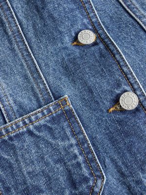 JXFAIZA DENIM WAISTCOAT R283 DNM Medium Blue Denim