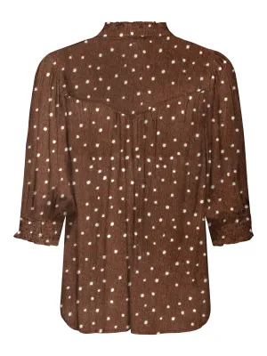 ONLRAYA 3/4 SHIRT WVN NOOS Cocoa Brown/CD MILLY