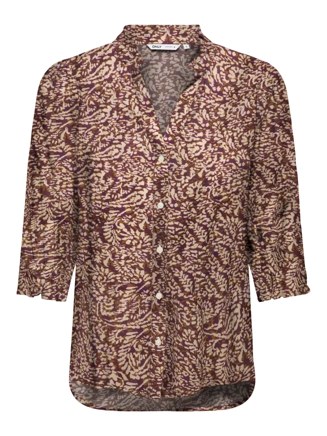 ONLRAYA 3/4 SHIRT WVN NOOS Spiced Apple/ETHNIC