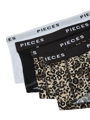 PCLOGO LADY 4 PACK AOP/SOLID NOOS BC Silver Gray/4 PACK L