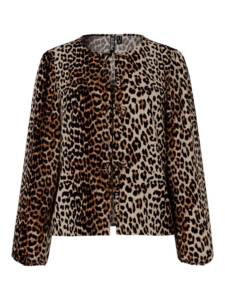 PCTIFFANY LS TIE TOP WVN NOOS BC Black/LEO
