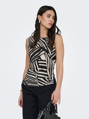 JDYDEBBIE S/L TOP JRS DIA  Sandshell/BLACK TROP