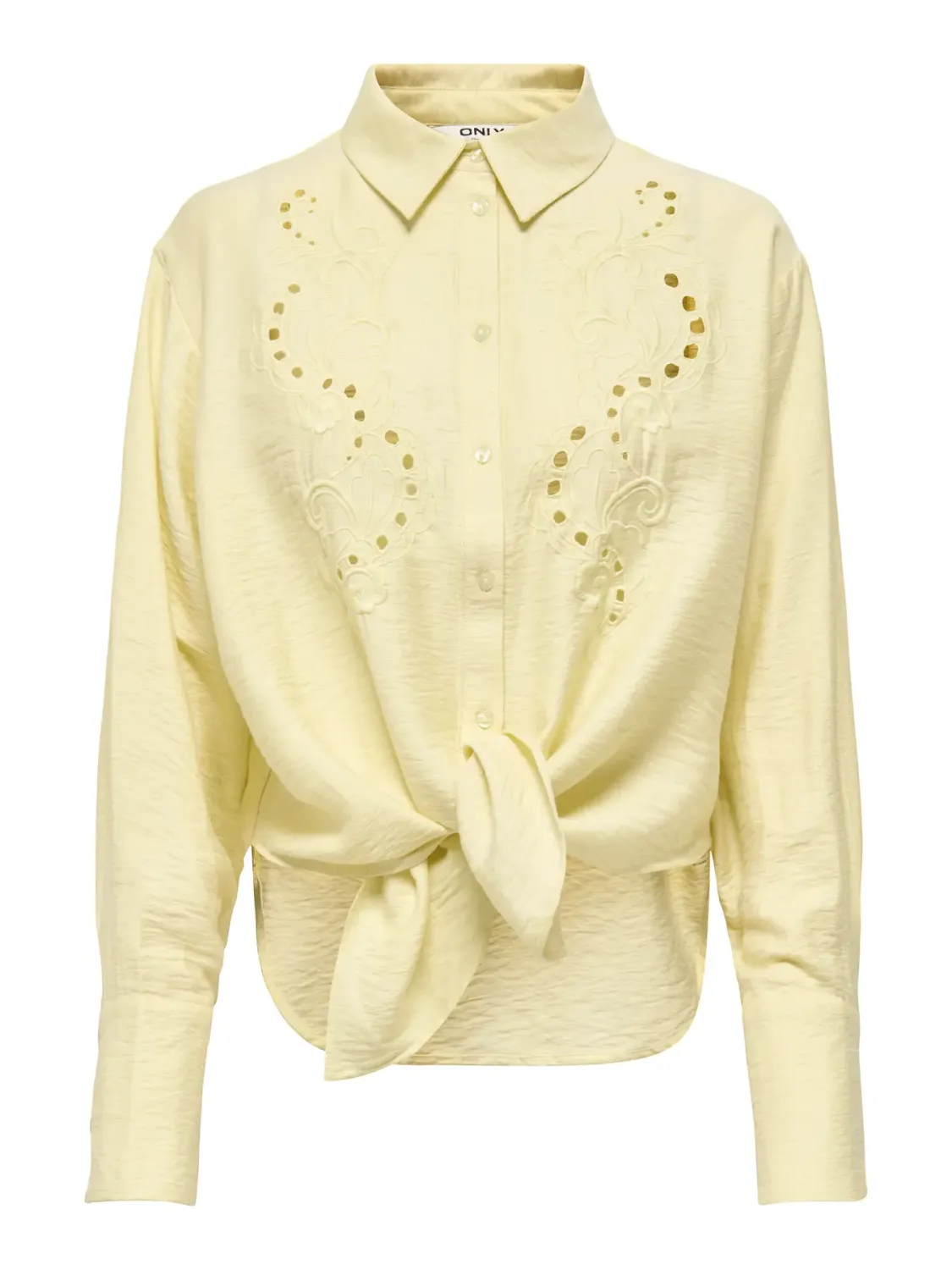 ONLBIRONA LINO L/S TIE SHIRT WVN SUD Sunlight