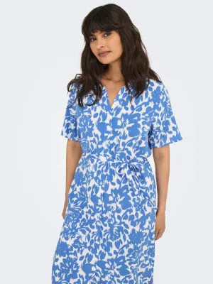 ONLYASMIN S/S SHIRT DRESS WVN NOOS Cloud Dancer/TANIA F