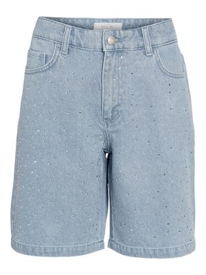 NMJANNEL HW BERMUDA SHORTS FO088LB Light Blue Denim