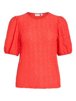 VIFALL O-NECK 2/4 TOP - NOOS Hibiscus