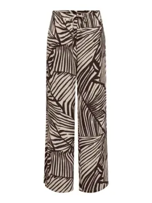 JDYDEBBIE NEW LOOSE PANT JRS DIA Sandshell/CHOCOLATE