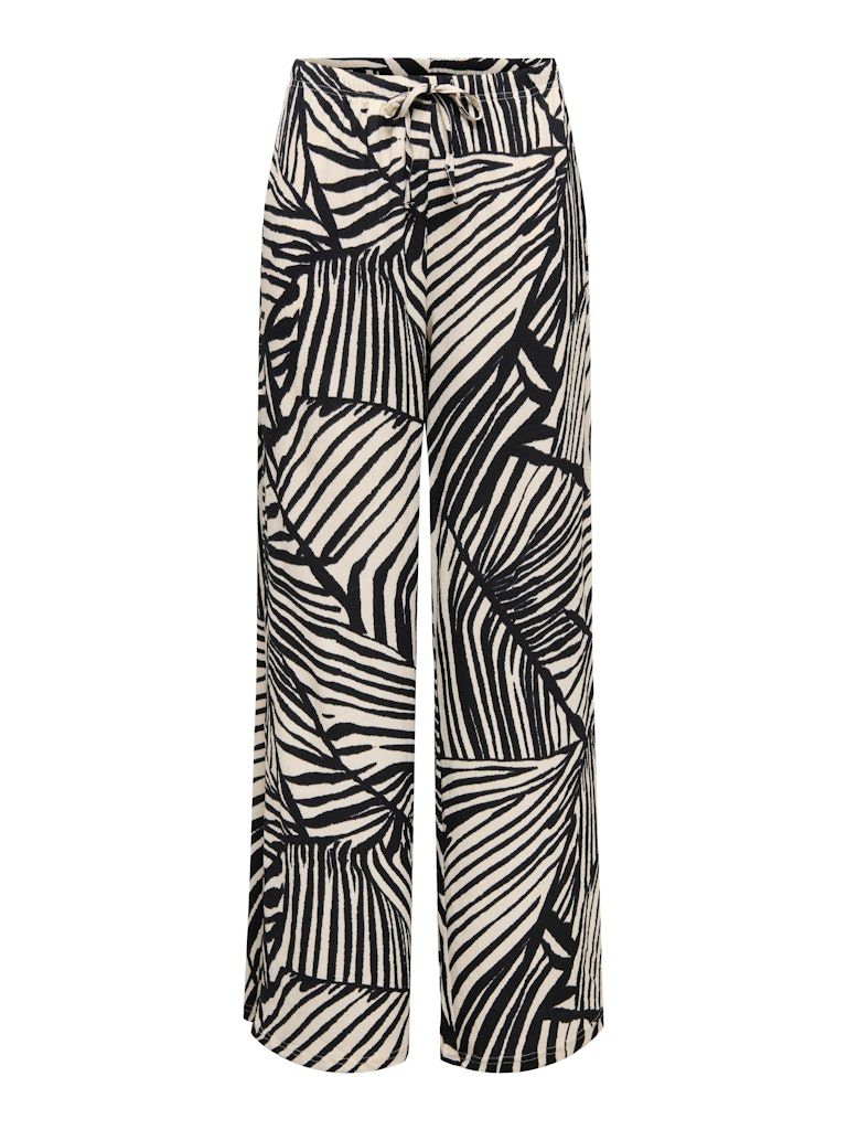 JDYDEBBIE NEW LOOSE PANT JRS DIA Sandshell/BLACK TROP