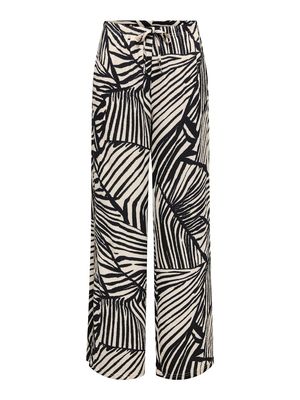 JDYDEBBIE NEW LOOSE PANT JRS DIA Sandshell/BLACK TROP