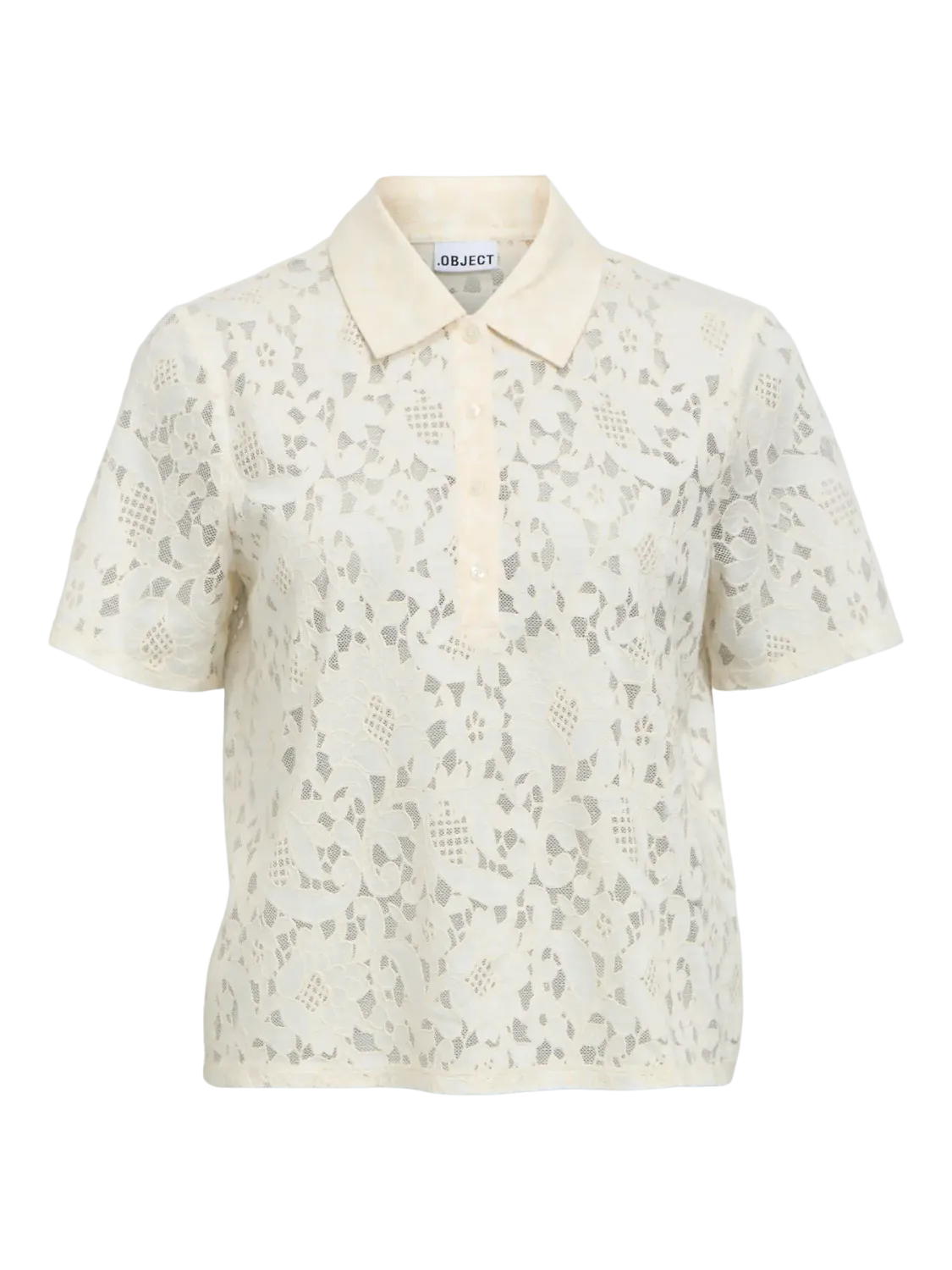 OBJBIANCA S/S LO POLO TOP NOOS White Sand