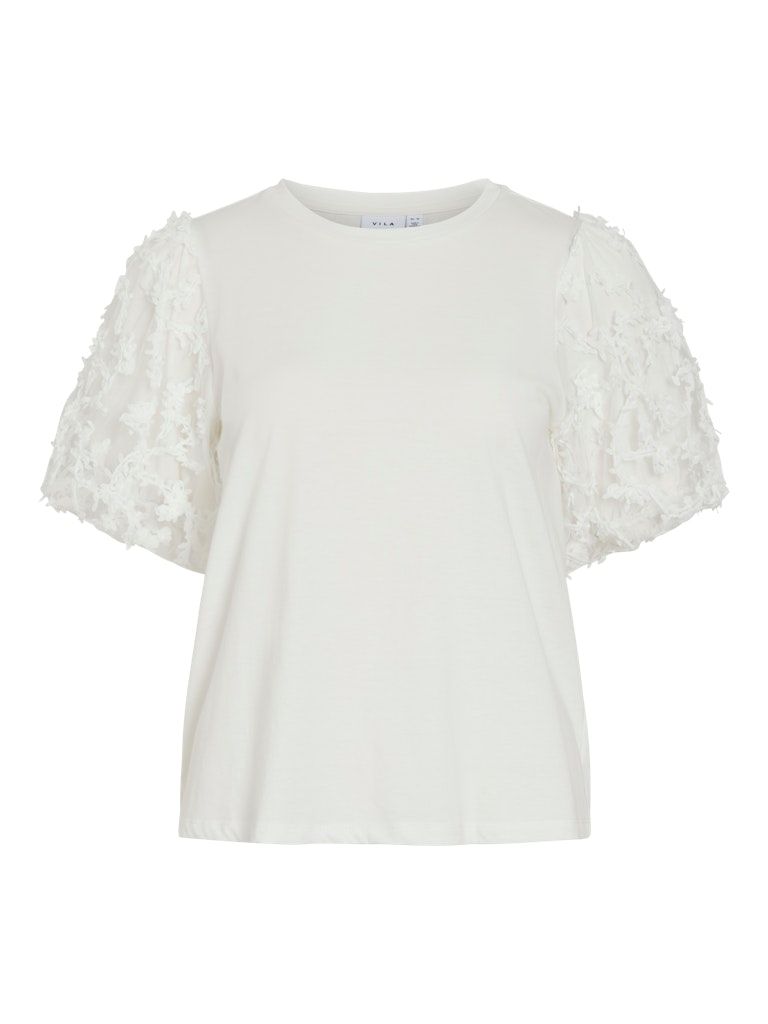 VIONESCA O-NECK S/S TOP Snow White