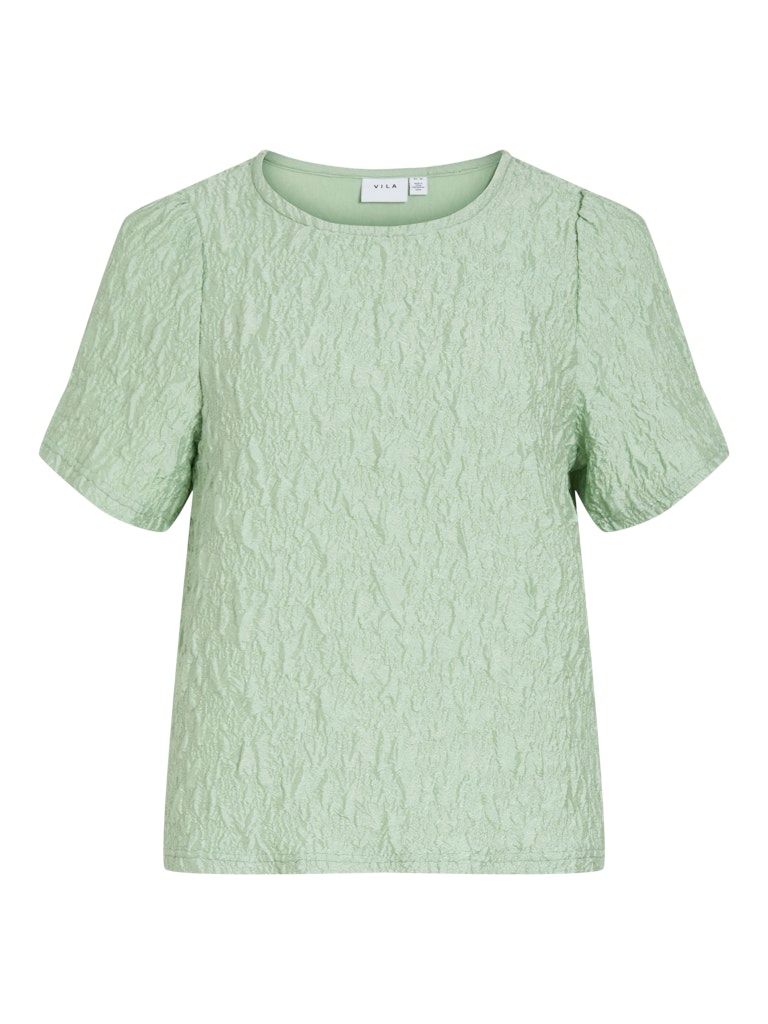 VISOPHIA O-NECK S/S TOP/R Smoke Green