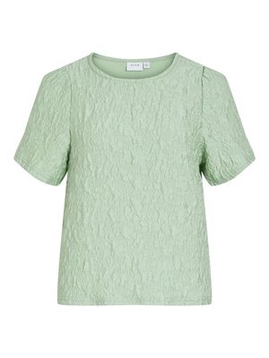 VISOPHIA O-NECK S/S TOP/R Smoke Green