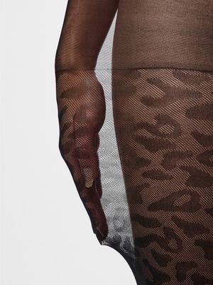 PCRABINE TIGHTS NOOS Black/BLACK LEO