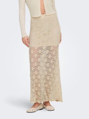 ONLPEARLINA LONG WIDE SKIRT WVN Birch