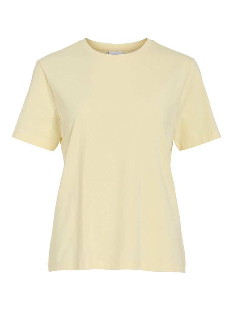 VINORA S/S T-SHIRT - NOOS Pastel Yellow
