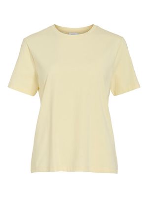 VINORA S/S T-SHIRT - NOOS Pastel Yellow