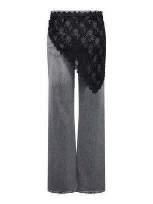 ONLSOF LACE SCARF WVN EX Black