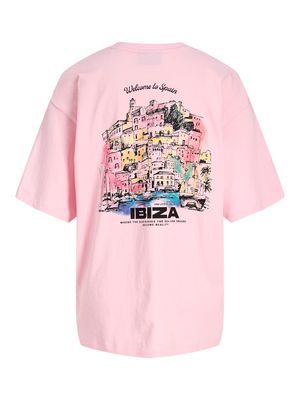 JXMILLOW LOOSE SS TEE JRS SP226 Pink Lady/WELCOME TO