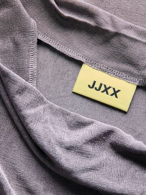 JXEVA ASYM SHINE SL TOP JRS LN Gray Flannel