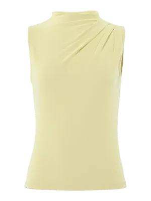 PCMADISON SL DRAPED TOP JRS NOOS BC French Vanilla